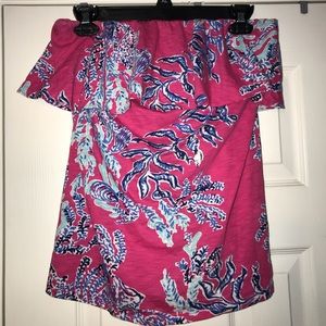 Off the Shoulder Lilly Pulitzer Top